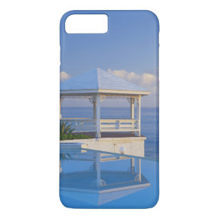 Bahamas, Long Island, Gazebo reflecting on pool Case-Mate iPhone Case