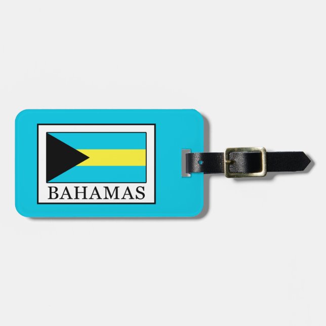 Bahamas Luggage Tag (Front Horizontal)
