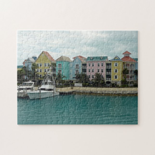 Bahamas Marina Village view puzzle (Horizontal)