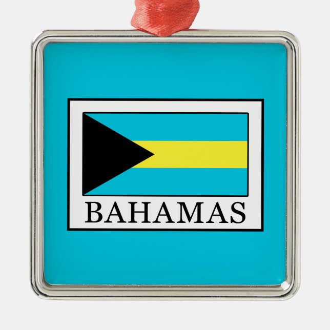 Bahamas Metal Tree Decoration (Front)