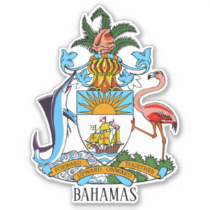 Bahamas National Coat Of Arms Patriotic
