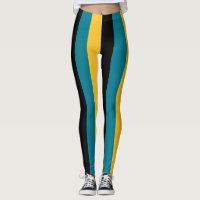 Bahamas National Flag Colours Vertical Striped