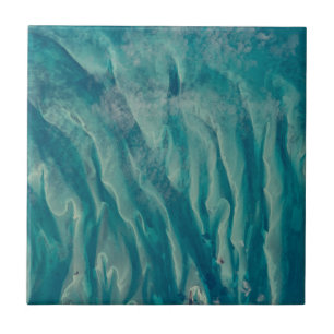 Bahamas ocean view from Space Station Tile