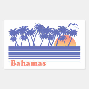 Bahamas Rectangular Sticker