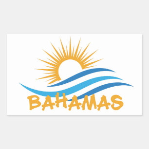 Bahamas Rectangular Sticker