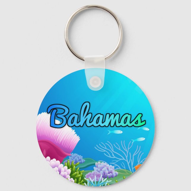Bahamas reef key ring (Front)