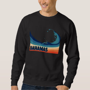 Bahamas Retro Surf Sailing & Fishing Vacation Sweatshirt