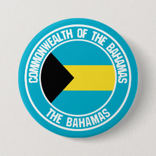 Bahamas Round Emblem 7.5 Cm Round Badge