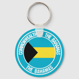 Bahamas Round Emblem Key Ring