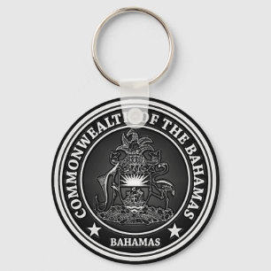 Bahamas Round Emblem Key Ring
