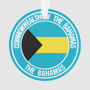 Bahamas Round Emblem Ornament