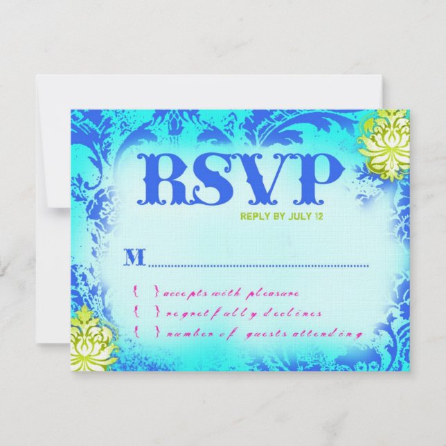 BAHAMAS RSVP 2 Linen Paper Invitation (Front)