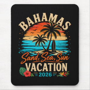 Bahamas Sand Sea Sun Vacation 2026 Mouse Mat