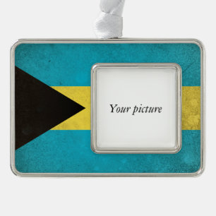 Bahamas Silver Plated Framed Ornament