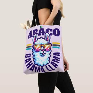 Bahamas Souvenir Gift : Abaco Bahamas Bahama Llama Tote Bag
