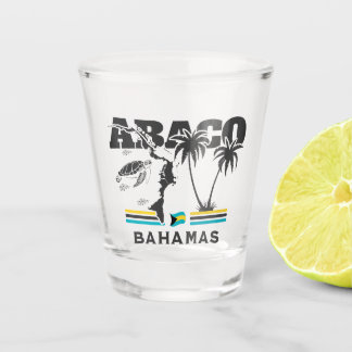 Bahamas Souvenir Gift : Abaco Bahamas Independence Shot Glass