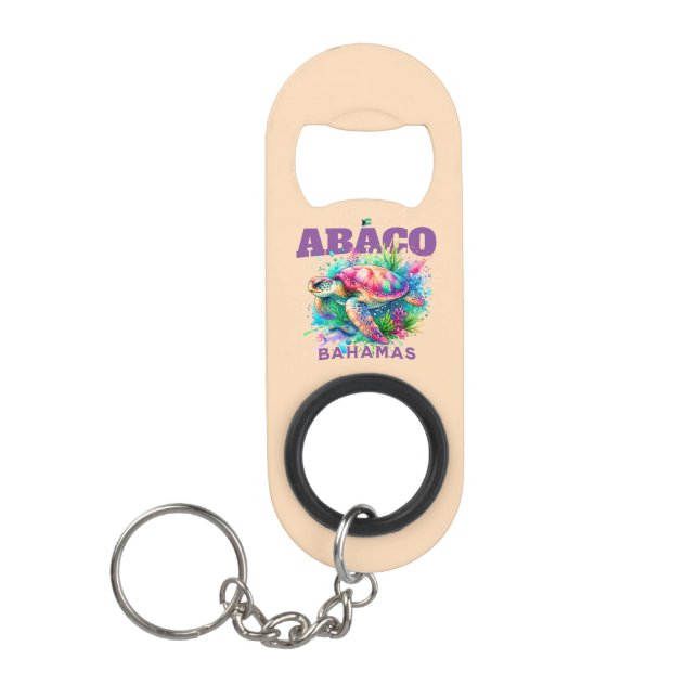 Bahamas Souvenir Gift : Abaco Bahamas Sea Turtle (Front)