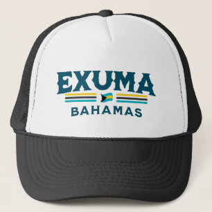 Bahamas Souvenir Gift : Exuma Bahamas Independence Trucker Hat