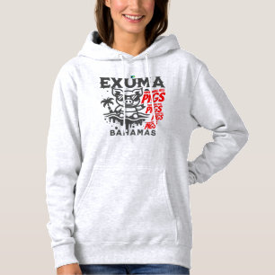 Bahamas Souvenir Gift: Exuma Bahamas Swimming Pigs Hoodie