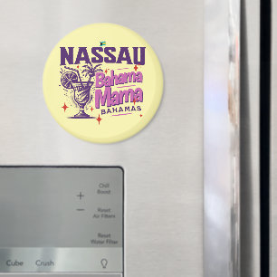 Bahamas Souvenir Gift : Nassau Bahamas Bahama Mama Magnet