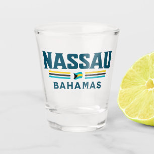 Bahamas Souvenir Gift: Nassau Bahamas Independence Shot Glass