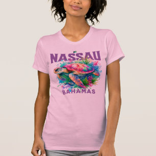 Bahamas Souvenir Gift : Nassau Bahamas Sea Turtle T-Shirt