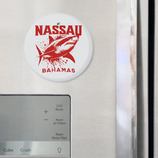 Bahamas Souvenir Gift : Nassau Bahamas Shark Fish Magnet