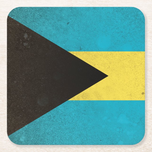 Bahamas Square Paper Coaster (Front)