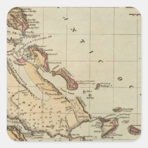 Bahamas Square Sticker