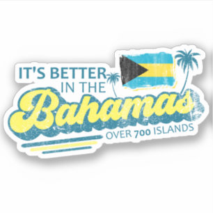 Bahamas Sticker Bahamas Flag Vacation Cruise