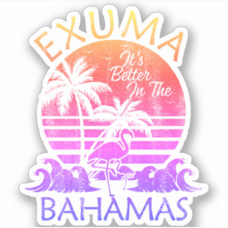 Bahamas Sticker Exuma Vacation Beach Cruise