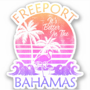 Bahamas Sticker Freeport Vacation Beach Cruise