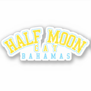 Bahamas Sticker Half Moon Cay Vacation Cruise
