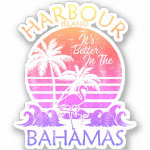 Bahamas Sticker Harbour Island Vacation Cruise