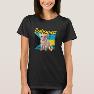 Bahamas Swimming Pig Summer Vacation Beach Souveni T-Shirt