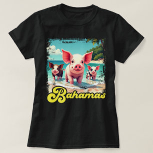 Bahamas Swimming Pigs - Exuma Pig Beach Adventure T-Shirt