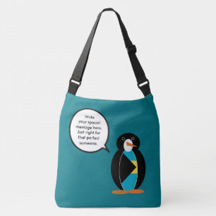 Bahamas Talking Ms Penguin  Crossbody Bag