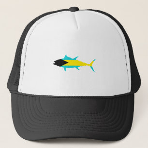 bahamas tuna trucker hat