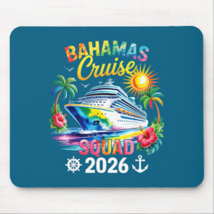 Bahamas Vacation 2026 Squad Family Friends Matchin Mouse Mat