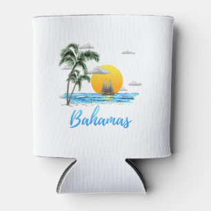 Bahamas Vacation Sailing Can Cooler