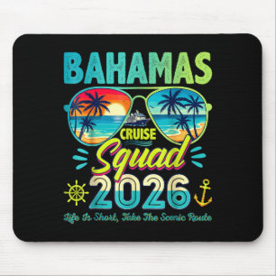 Bahamas Vacation Squad Family Friends Mouse Mat