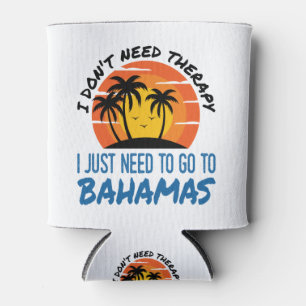 Bahamas Vacation Tropical Beach Trip Therapy Can Cooler