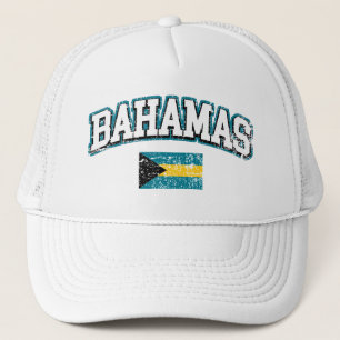 Bahamas Vintage Flag Trucker Hat