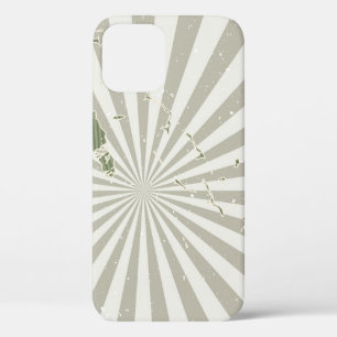 Bahamas vintage map. Grunge poster with map of the iPhone 12 Case
