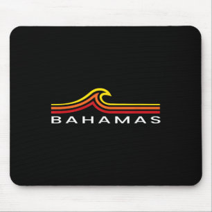 Bahamas Waves Vintage Mens Womens Girls Boys Souve Mouse Mat