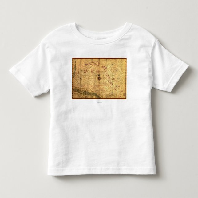 BahamasPanoramic MapBahamas Toddler T-Shirt (Front)