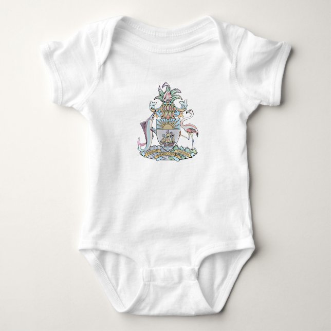 Bahamian coat of arms Infant Creeper (Front)
