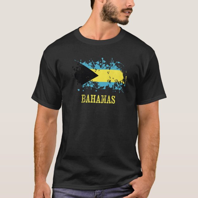 Bahamian enthusiasts for Bahamas and Bahamas   T-Shirt (Front)