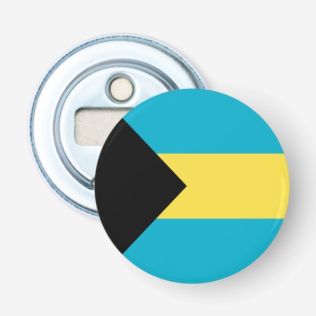 Bahamian Flag Bottle Opener (Front)