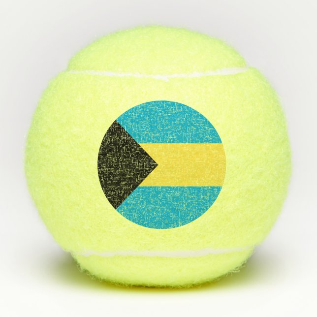 Bahamian Flag Tennis Balls (Front)